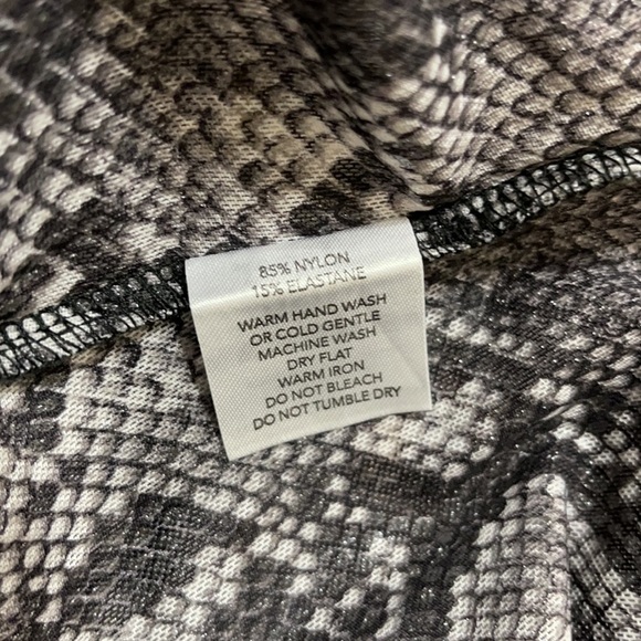 Tiger Mist Snakeskin Off the Shoulder Crop Top - Picture 8 of 8